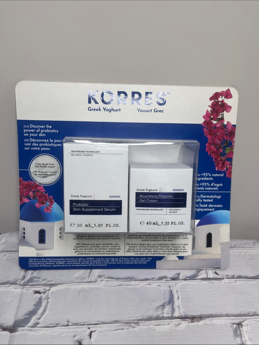 Korres Probiotic Skin-Supplement Serum & Gel-Cream